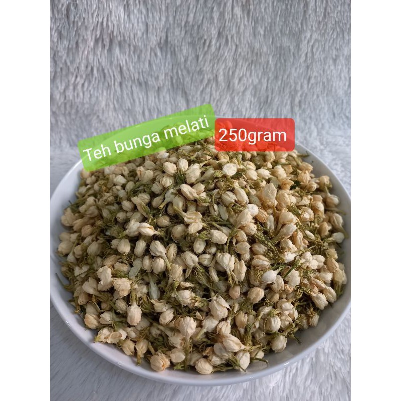 

Teh Bunga Melati Kering 250gram/ Dried Jasmine Tea/ Jasmine Flower Tea