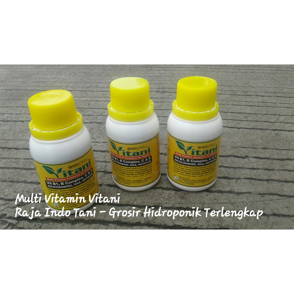 Ori Vaksin Tanaman Vitani 100 Ml Multi Vitamin B1 Tanaman Hama Virus Bakteri Anti Stres Cutting