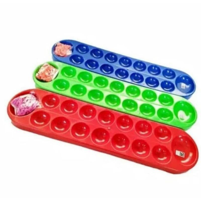 Mainan Tradisional Congklak Plastik / Mainan Dakon Plastik