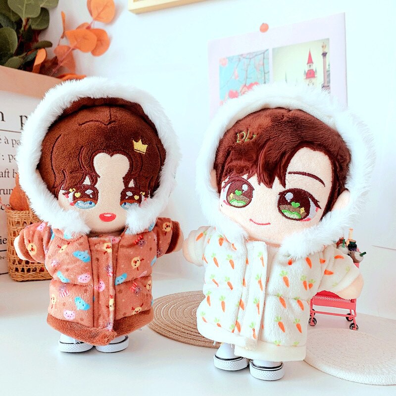 Idol doll clothes Outfit Plush Doll's Winter / Baju doll kpop for 20cm