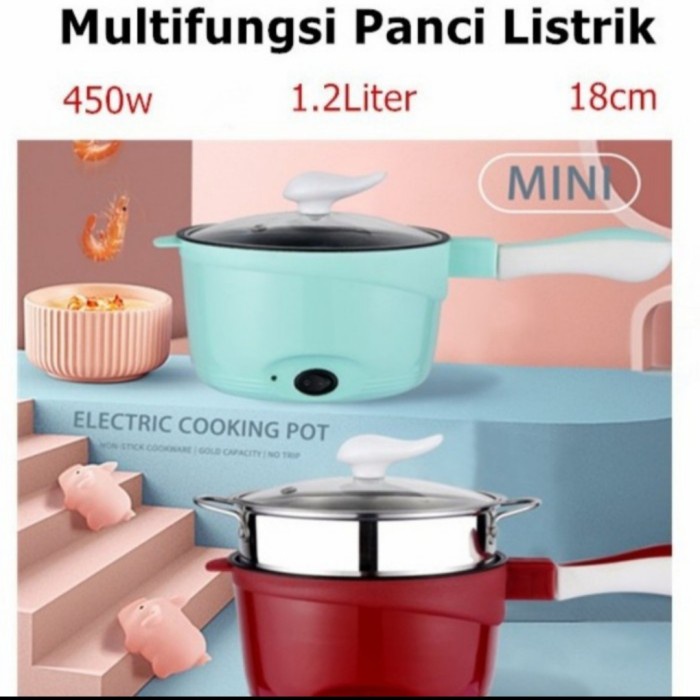 panci Panci Listrik Serbaguna Multifungsi Anti Lengket panci set panci presto panci kukus Panci List