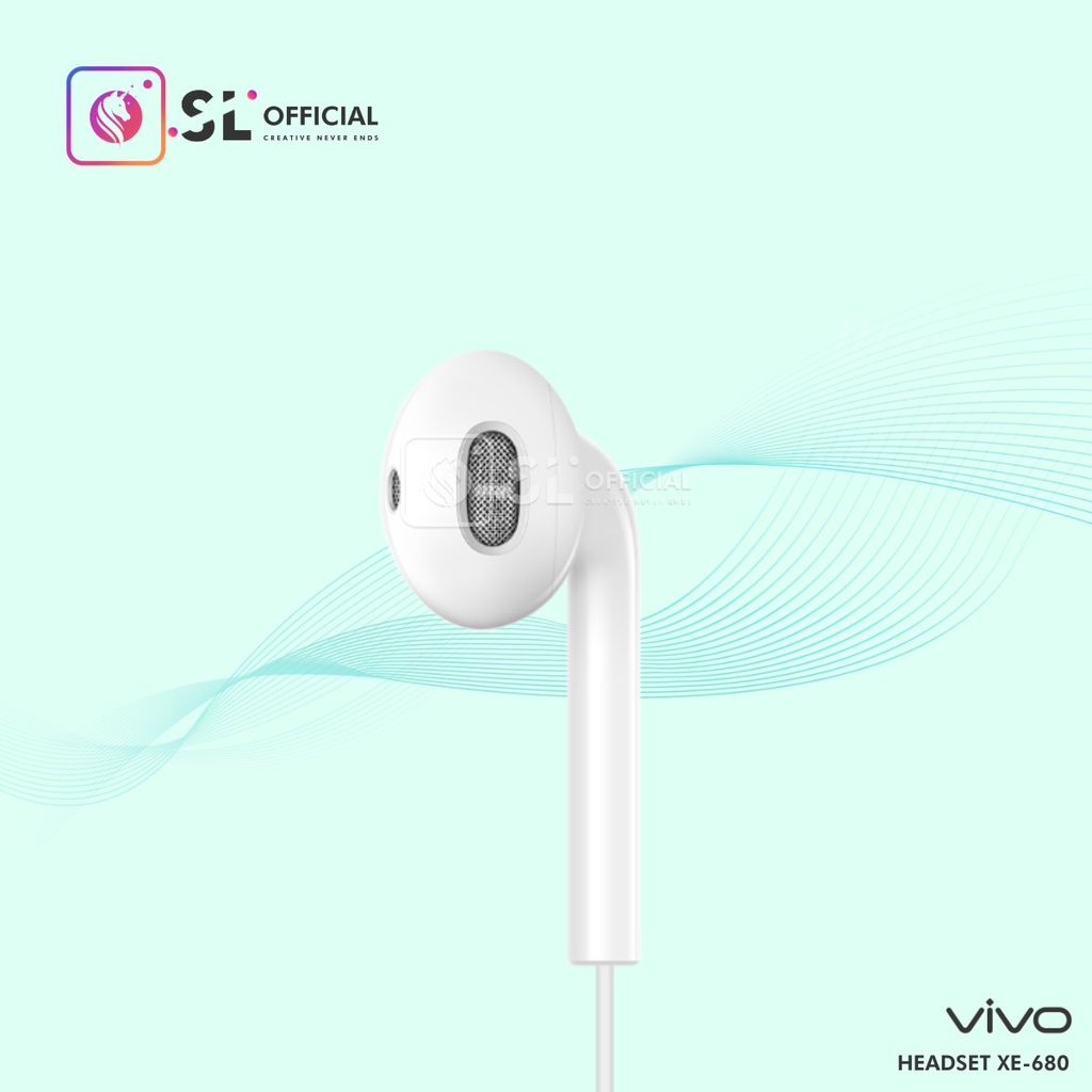 HEADSET VIVO ORIGINAL 100% SUPPORT ALL TIPE VIVO [XE-680]