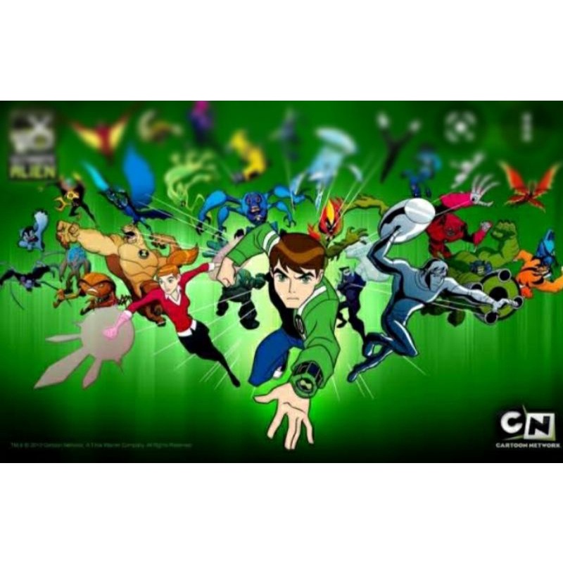 buku mewarnai gambar ben10 CARTOON NETWORK