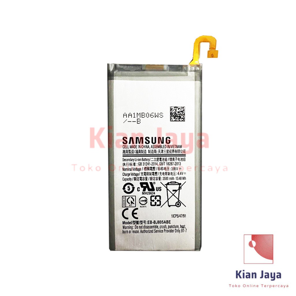 Baterai Samsung Galaxy A6 Plus A6+ 2018 Original OEM Batre Batrai Battery Hp EB-BJ805ABE Ori