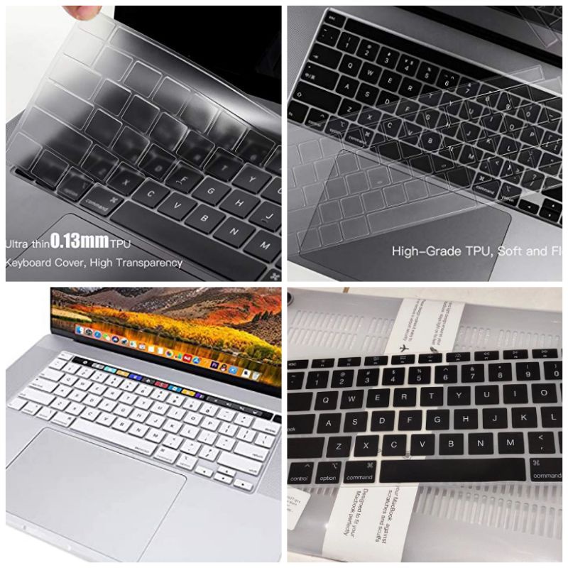 Cover Keyboard Macbook Air 13"  MacBook M1 Air 13 MacBook Pro 13 M1 13 Pro 15 Pro 16 Skin Keyboard