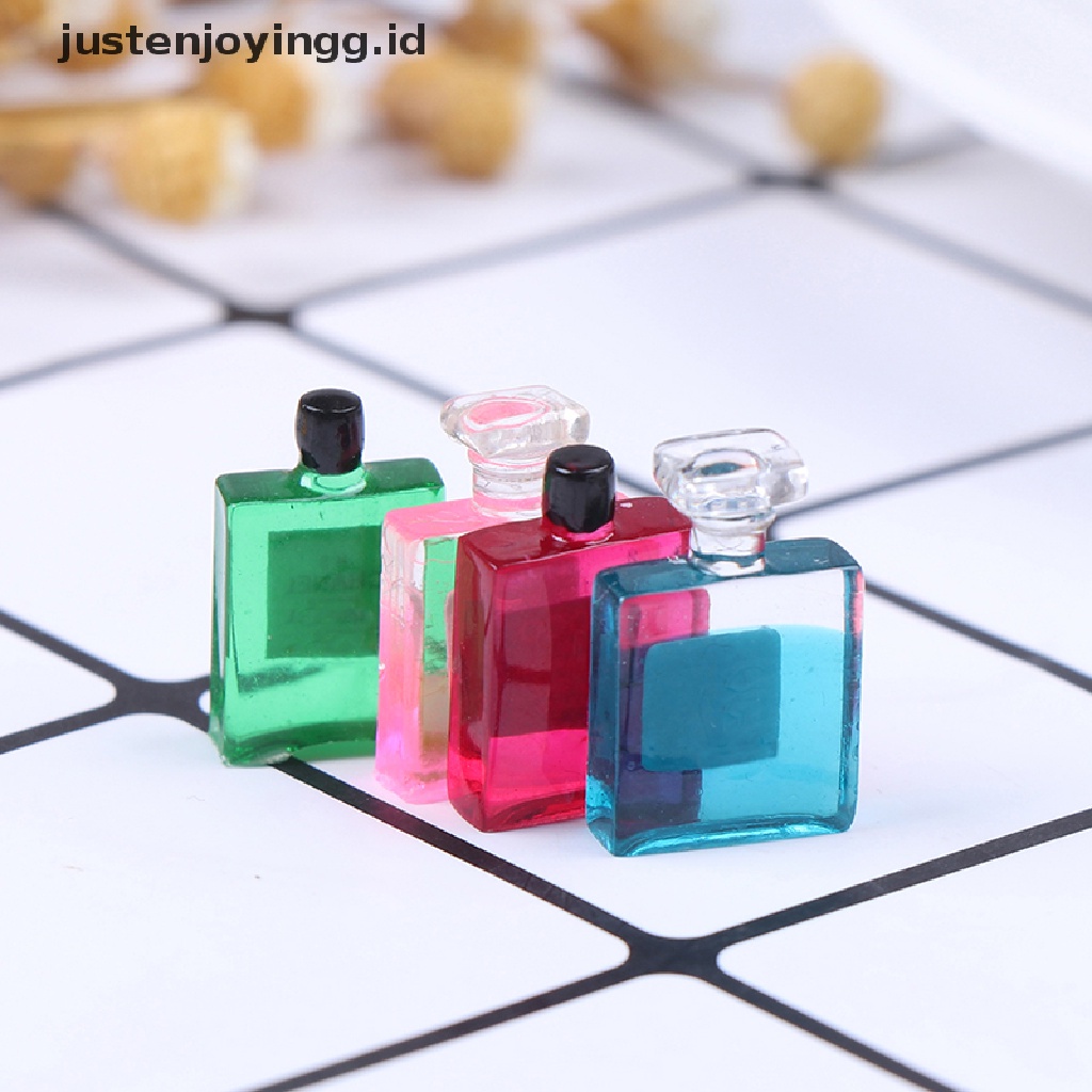 Justenjoyingg.id 6pcs Miniatur Botol Parfum Dekorasi Rumah Boneka 1: 12