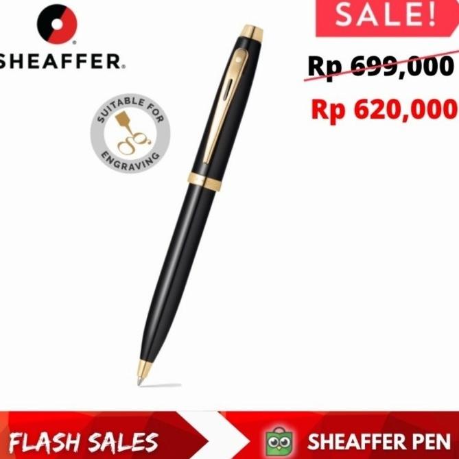 

Sheaffer SGC 100 Glossy Black Featuring Gold Tone Trim BP ---Terbaru---