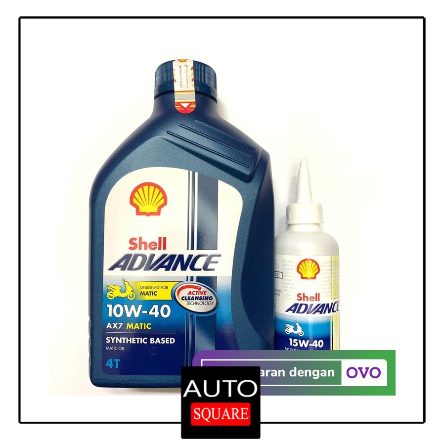 (PROMO) Oli Shell Ax7 Matic 0.8 L Dan Oli Gardan Shell