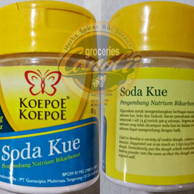 Soda Kue Koepoe Koepoe / Kupu Kupu