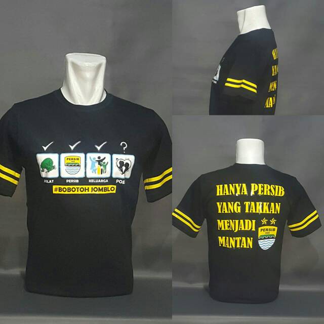 Kaos persib hitam jomblo