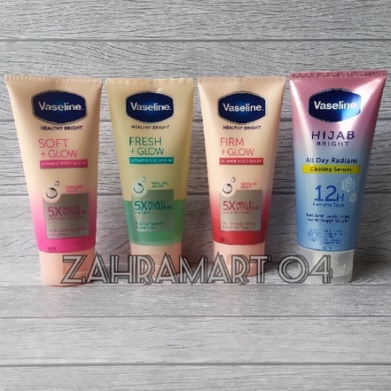 Vaseline Body Serum Healty Bright/Vaseline Body Lotion Hijab Day Radiant 180ml