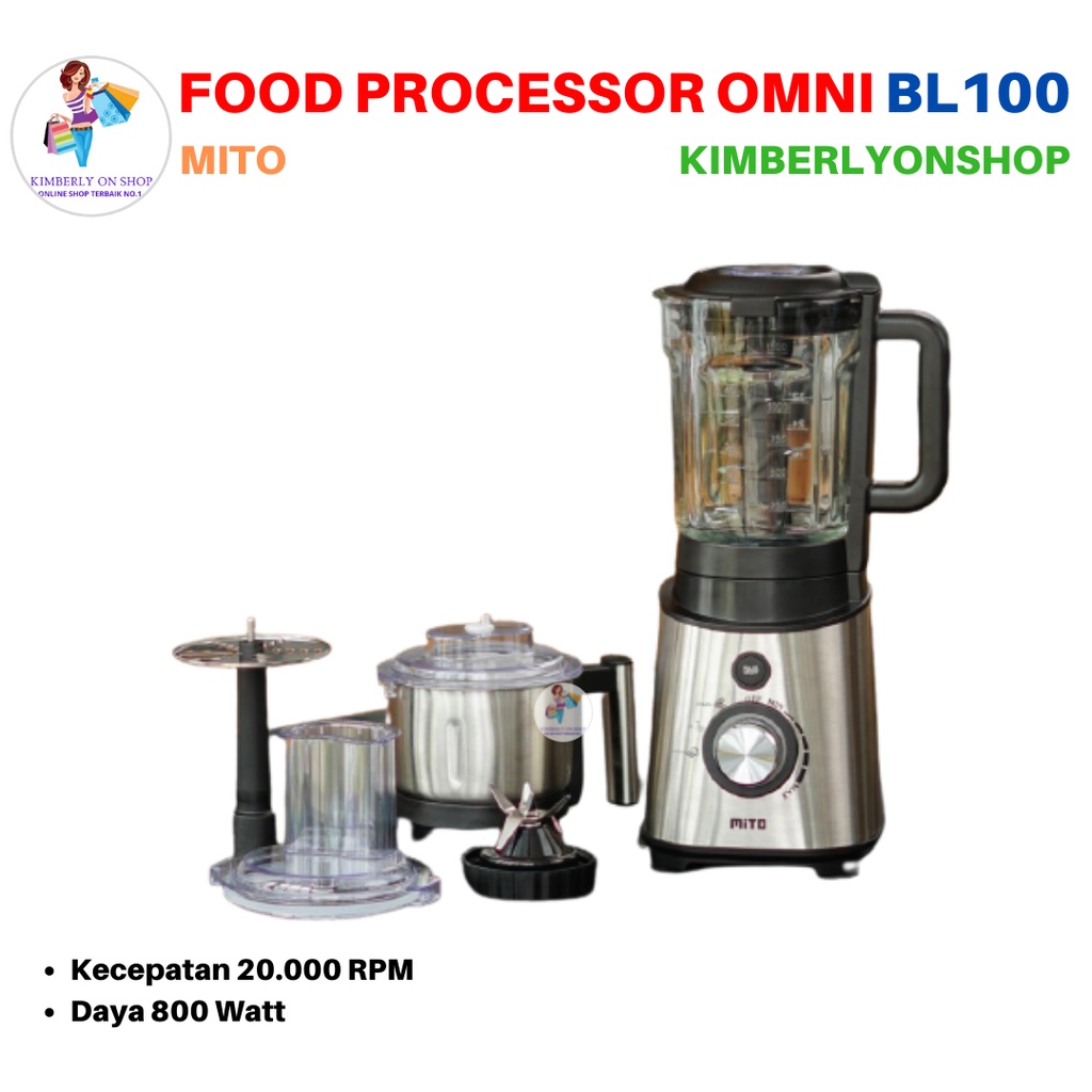 Blender Food Processor BL100 Omni Blade Mito