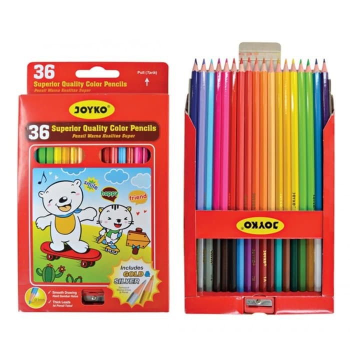 

Pensil Warna JOYKO CP 36PB CP36PB Panjang 36 Warna