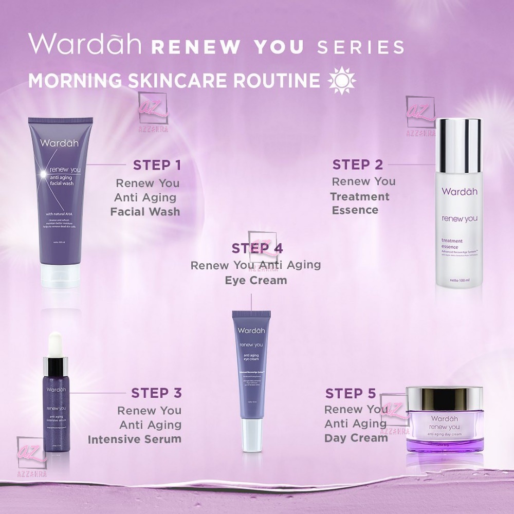 WARDAH RENEW YOU SERIES / ANTI KERIPUT/ ANTI PENUAAN