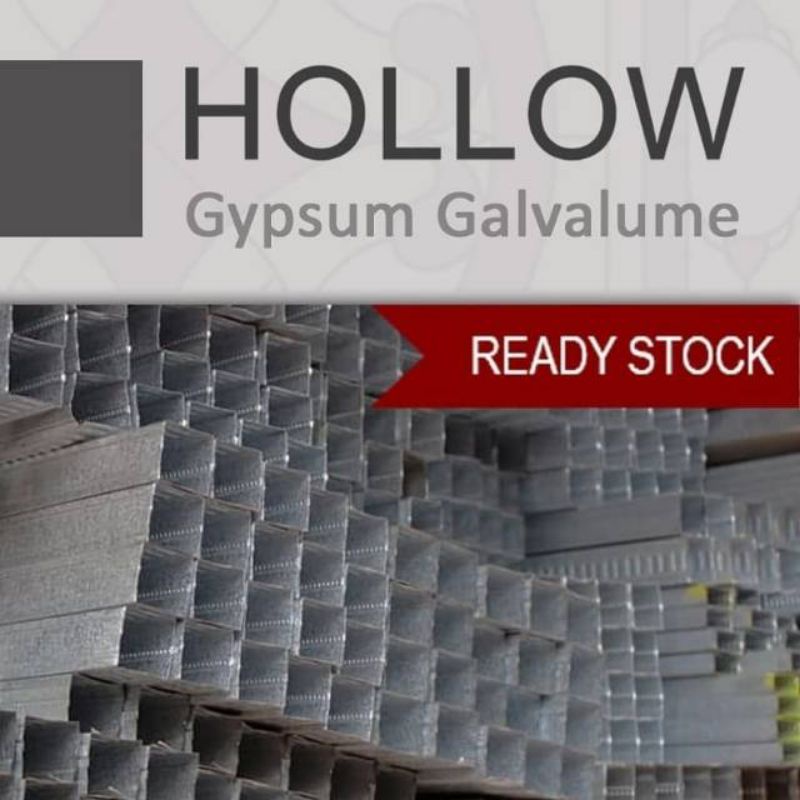 Hollow 4x4  / Rangka Hollow / Holo Galvalum Polos / Holo