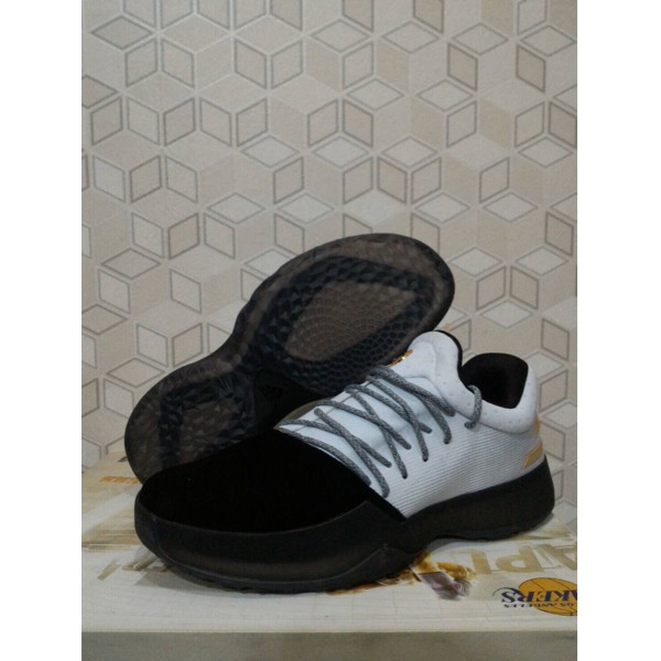 Sepatu Basket Adidas James Harden Vol 1 White Black   Air Jordan