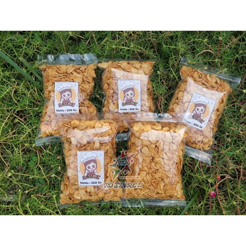 Bawang Putih Goreng 500 Gram Lestari Tanpa Campuran Murah