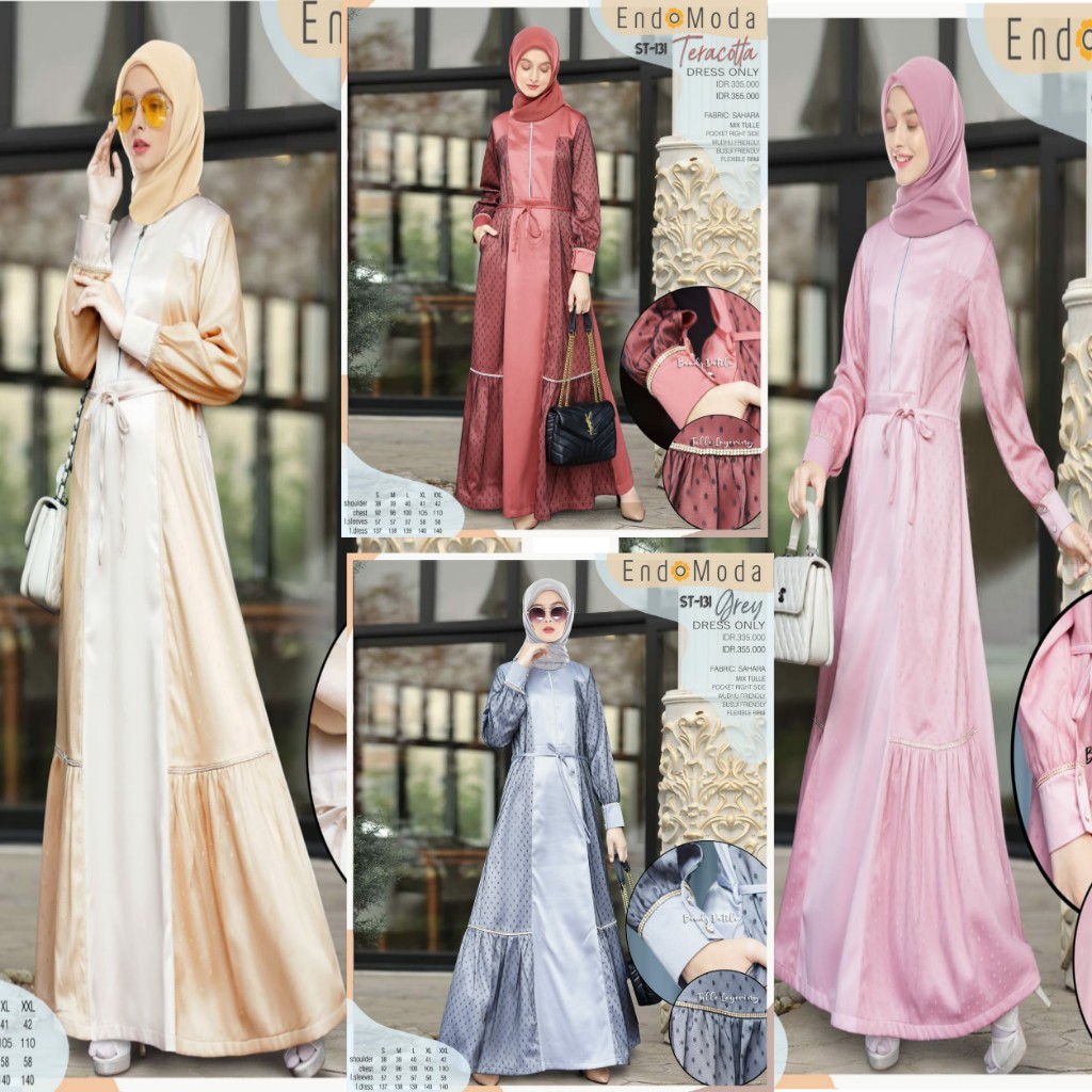 GAMIS MUSLIMAH ENDOMODA ST 131 (Gamis only)