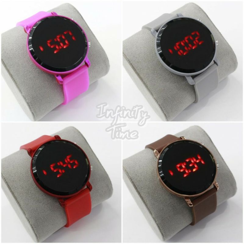 DC C ( C030 ) JAM TANGAN LED DEWASA MODEL BULAT / HARGA GROSIR / TIDAK BISA MEMILIH