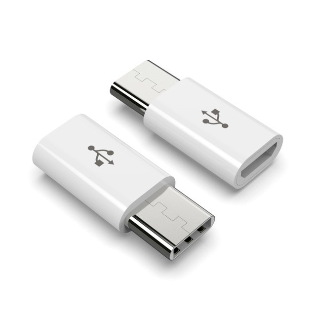 (Bayar Di Tempat)Sambungan Micro USB ke Colokan Type-C Adapter Tipe C Converter UsbC Konektor Type C