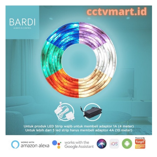 Jual BARDI Lampu LED Strip RGBWW Wifi 2 Meter Shopee Indonesia