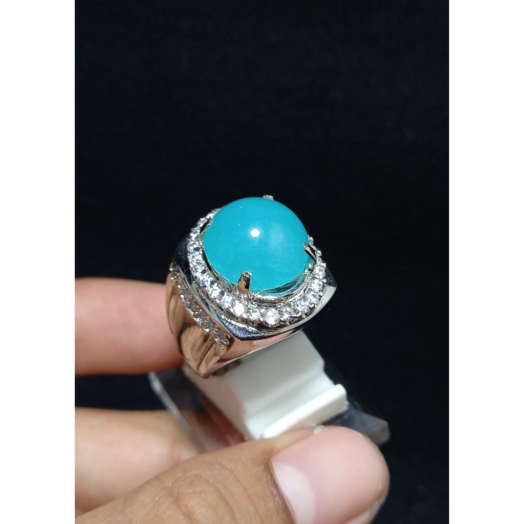 BATU PERMATA CINCIN BACAN ASLI