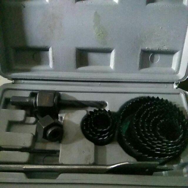 Holesaw Kit 13 Pcs Holesaw Set Mata Bor Kayu