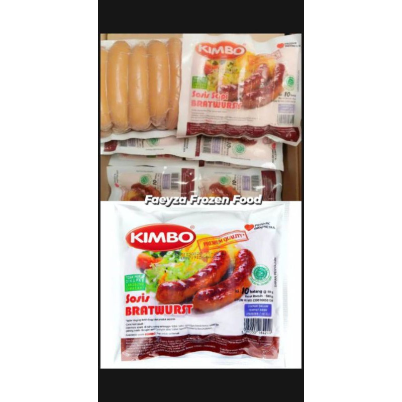 

SOSIS BRATWURST KIMBO MINI/10pcs