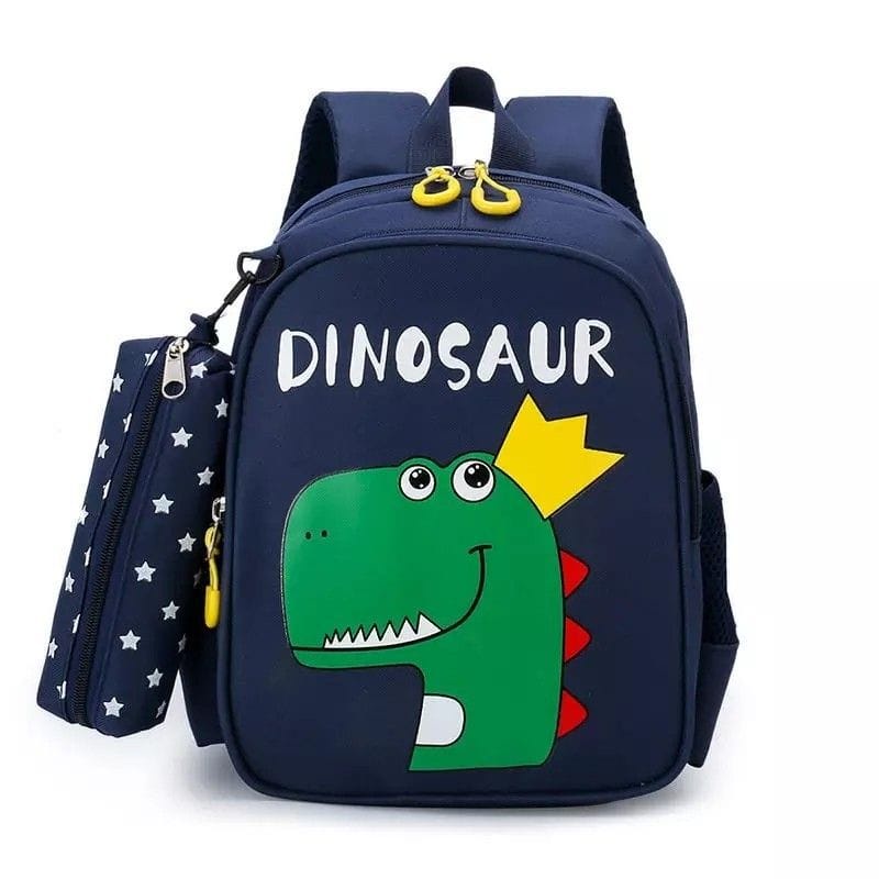 ST99_ Tas Ransel Anak Sekolah Terbaru 2022 - Tas RAnsel Anak Kapasitas Besar - Ransel Motif Dinosaurus