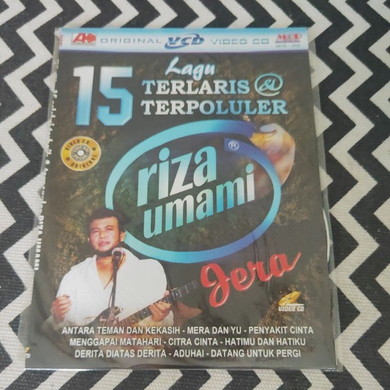 VCD KARAOKE ORIGINAL 15 LAGU TERLARIS & TERPOPULER RIZA UMAMI