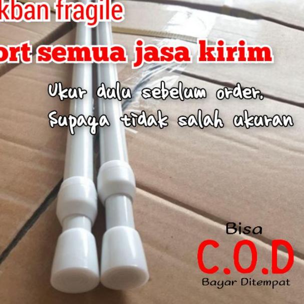 ○ TIANG FLEKSIBEL GORDEN PINTU/TIANG KAMAR MANDI/BATANG GORDEN/TIANG FLEXIBEL GORDEN/TIRAI/KORDEN ✺