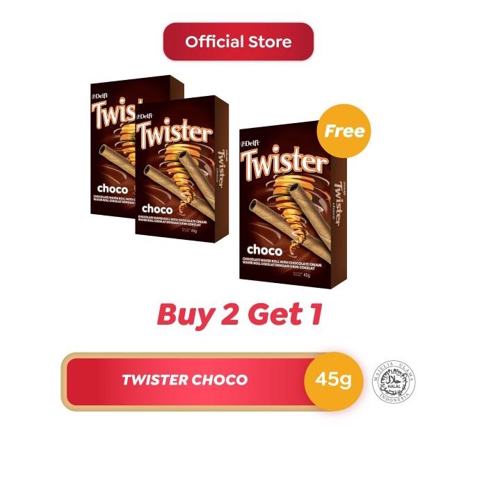 

Twister Chocolate 45 g Buy 2 Get 1