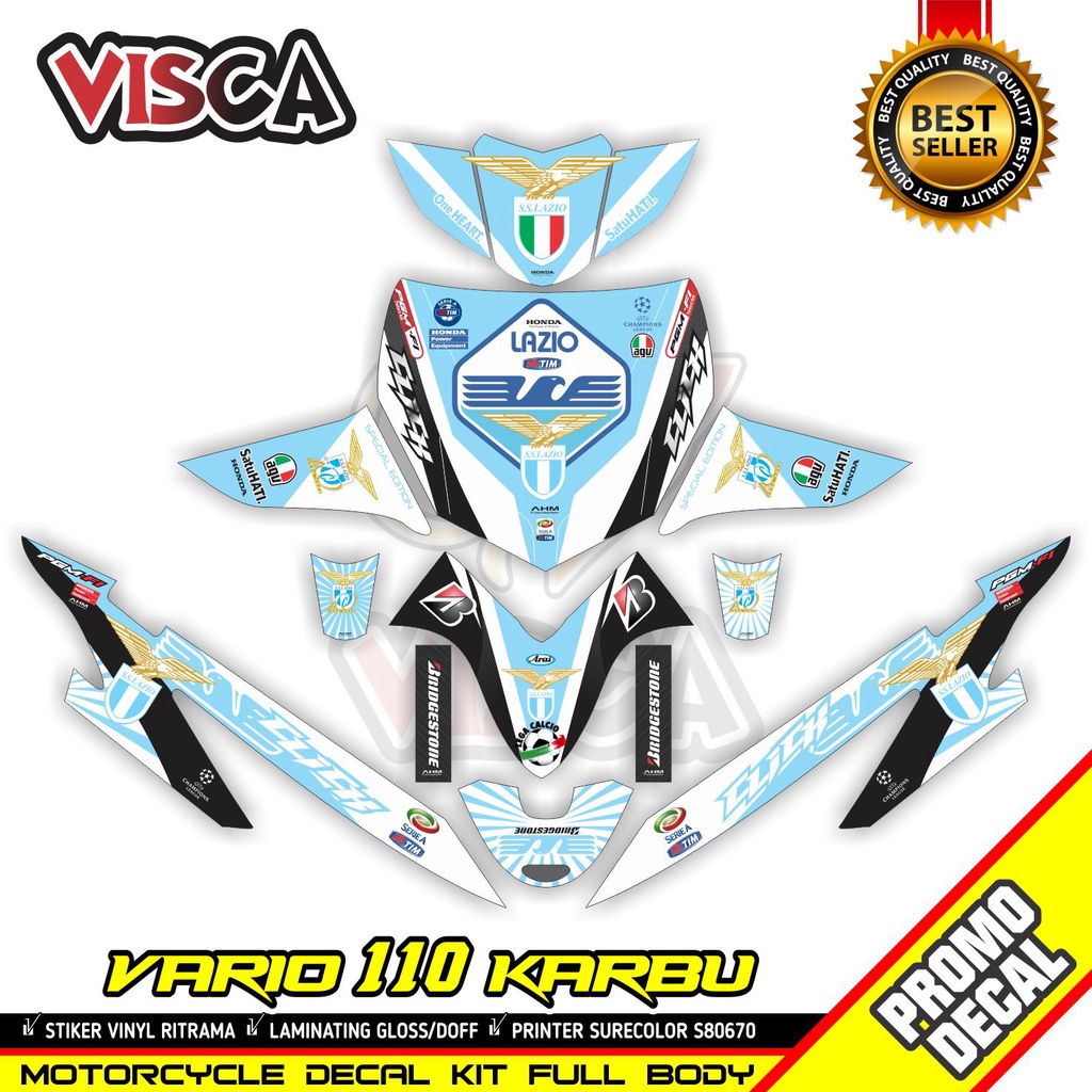 Decal Stiker Vario Lama Striping Vario Lama Lazio