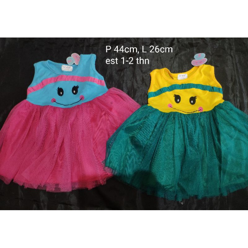 LZ.O50 dress tutu lucu anak 1-2 th.  gaun bayi cantik