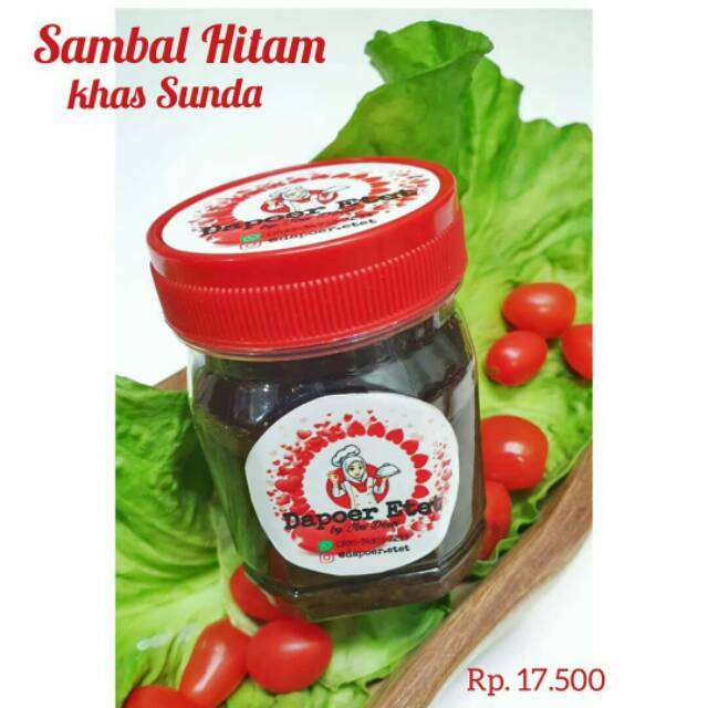 

Sambal Hitam khas Sunda