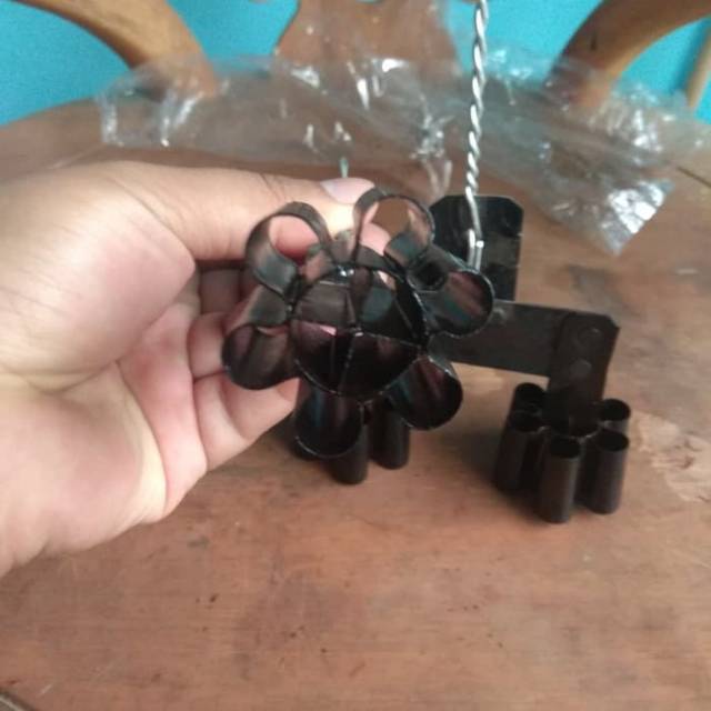 Cetakan Kue Saroja / Seroja / Kembang Goyang AS Mini Custom 2, 3 dan 4