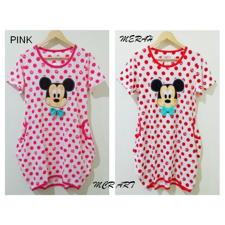 DSMK2 - Dress Mickey Ribbon Polkadot