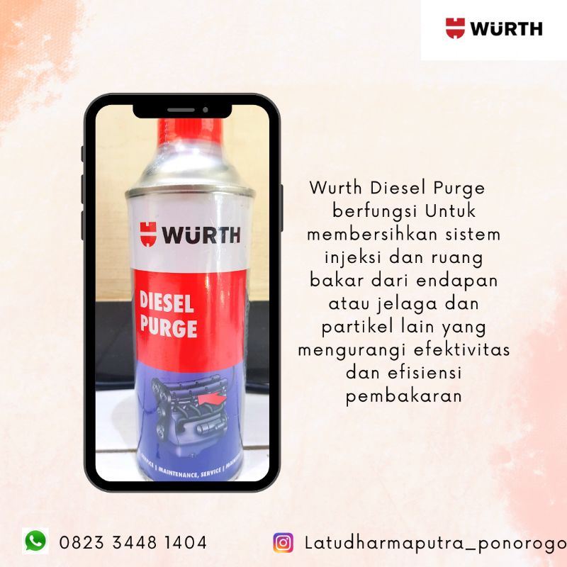 DIESEL PURGE CAIR WURTH 500ML