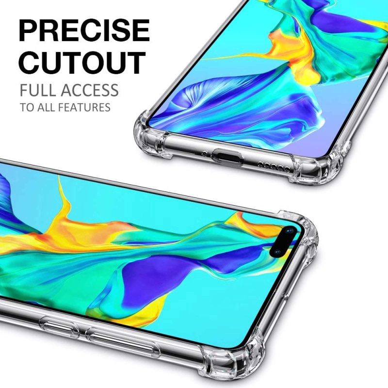 Casing Transparan Shockproof Premium untuk Huawei p40 Pro p40 Lite p40 Huawei Nova 5T