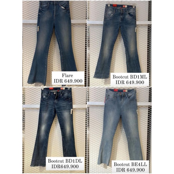 LOGO JEANS BOOTCUT 34 SERIES