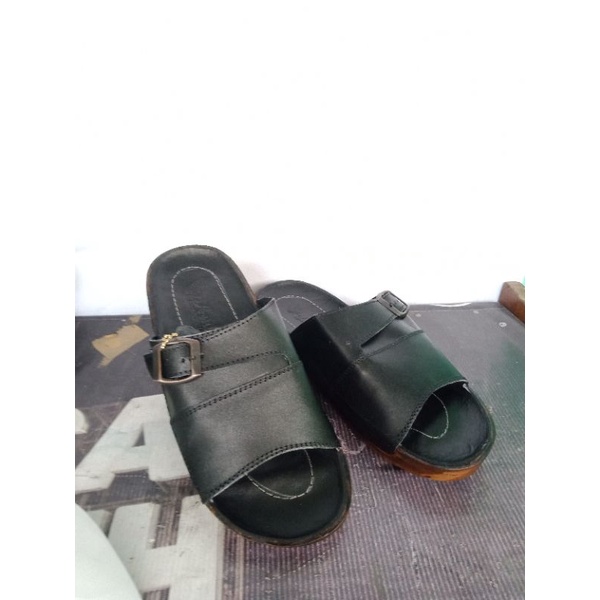 sandal selop pria original kulit sapi asli berkualitas murah tready kekinian casual 100%