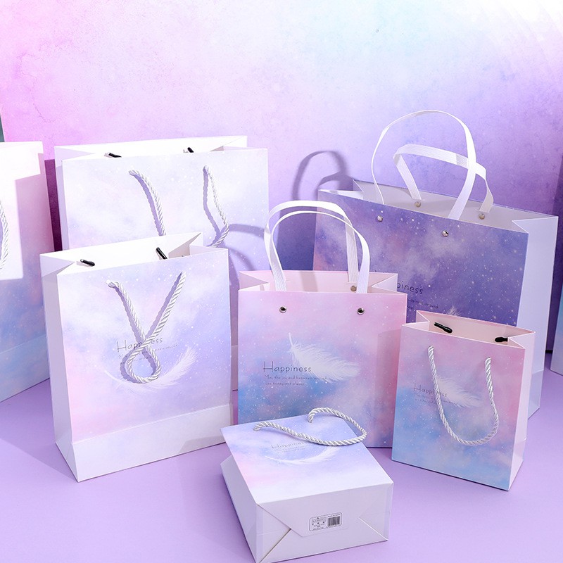 

LMMS#188 Simpel paper bag | Starry sky Gift bag | Paper Gift Tebal