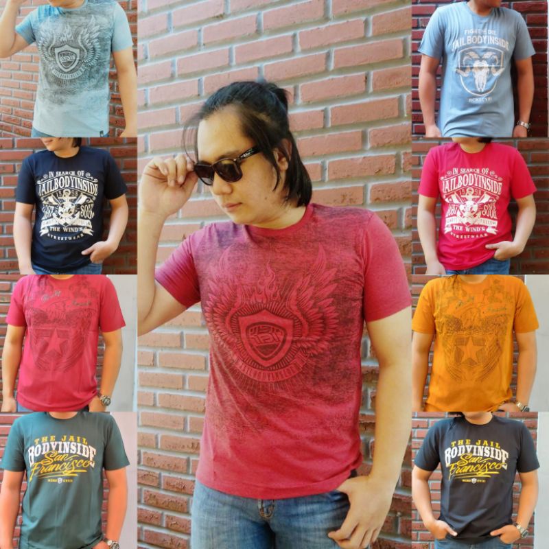 T shirt Jail Body Inside 179 - JBI original - kaos untuk laki-laki