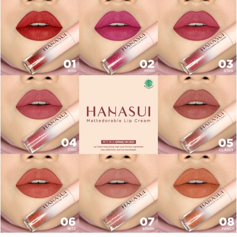 lipstik matte hanasui