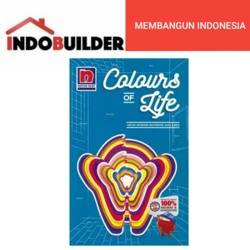 

COLOUR CARD NIPPON PAINT SERI COLOURS OF LIFE KARTU WARNA