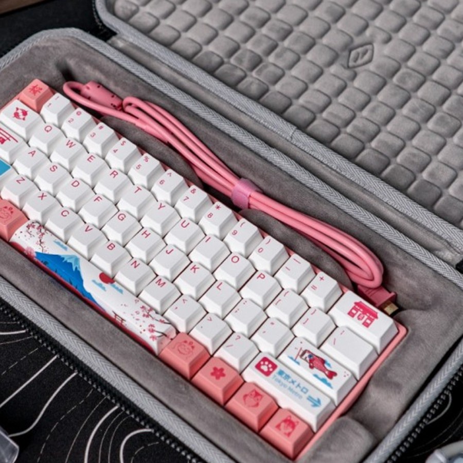 60% Carrying Case Suede for Gaming Keyboard