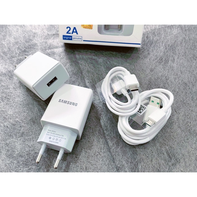 【3344】(GROSIR) CASAN SAMSUNG 2A QUICK CHARGER TRAVEL CHARGER ORIGINAL AK933 2A, CHARGER SAMSUNG KABEL MICRO/TIPE-C