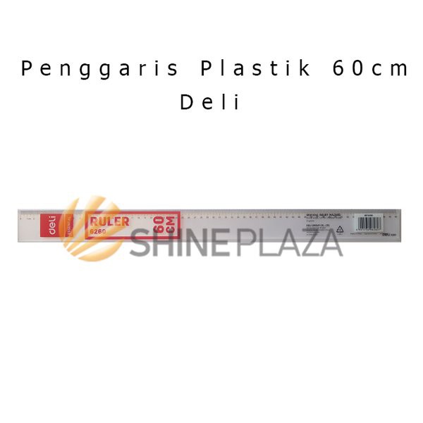 

Dijual Penggaris Plastik 60cm - Deli Diskon