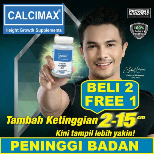 PENINGGI CALCIMAX ORIGINAL BADAN HERBAL ALAMI OBAT PRIA GLUTAMEN GLUTA