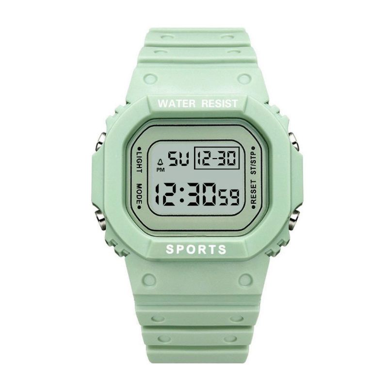 JAM TANGAN SPORT DIGITAL RUBBER WANITA PRIA MOTIF DAISY PETAK